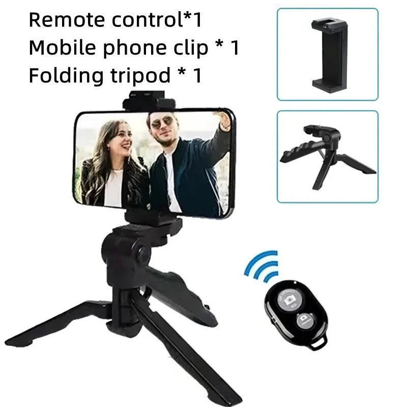 Vlogging Kit — Tripod, LED Fill Light & Mic for TikTok, YouTube & Live Streaming