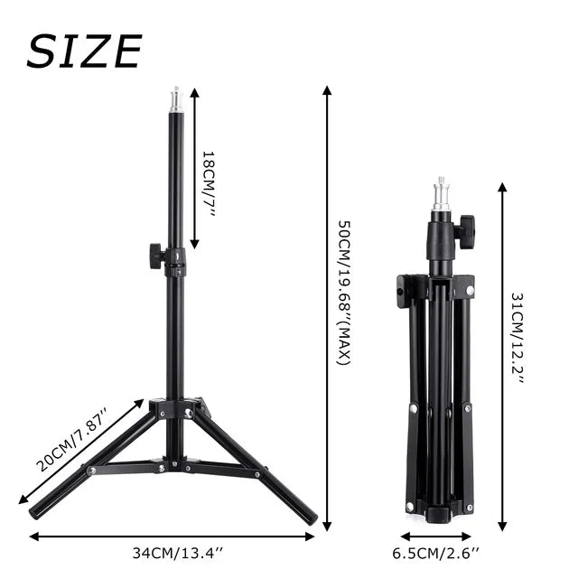 LED Ring Light with Tripod Stand — Dimmable Fill Light for TikTok, Videos & Live Streaming