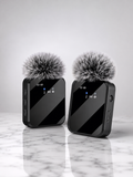 Wireless Lavalier Microphone — 3-in-1 for iPhone, Android & Camera