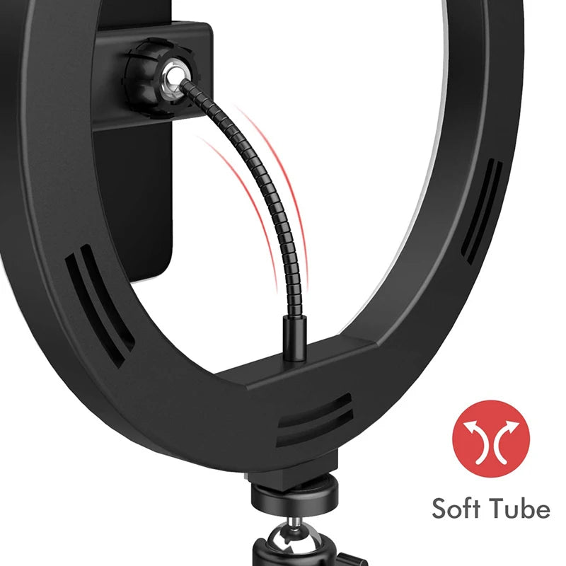 LED Ring Light with Tripod Stand — Dimmable Fill Light for TikTok, Videos & Live Streaming