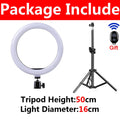 LED Ring Light with Tripod Stand — Dimmable Fill Light for TikTok, Videos & Live Streaming