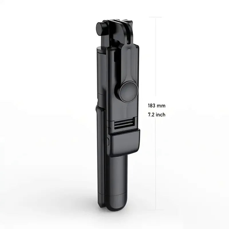 3-in-1 Selfie Stick Tripod — Bluetooth Remote & Fill Light for iPhone & Android