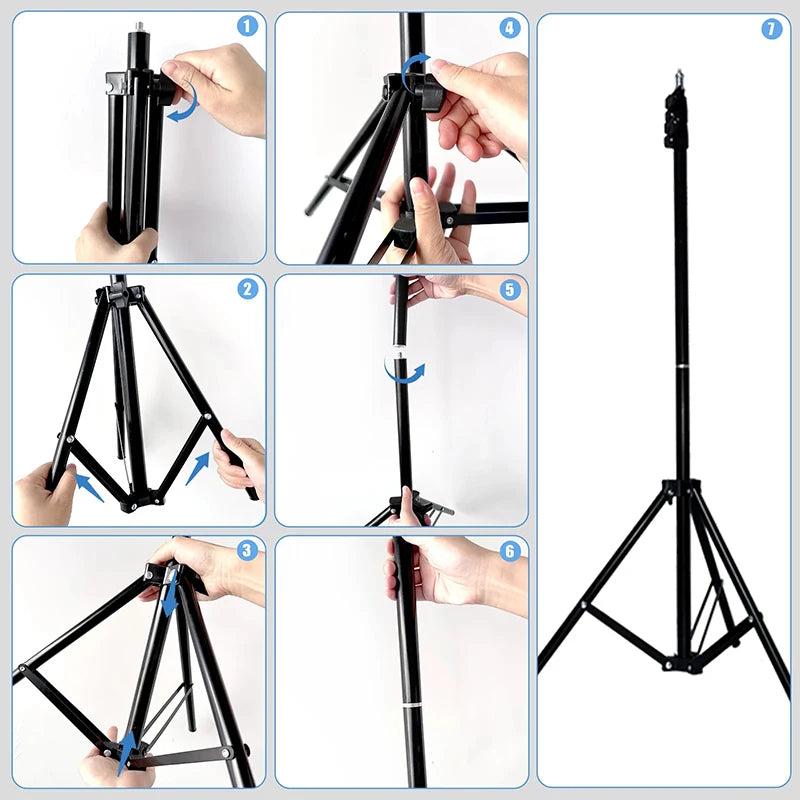 LED Ring Light with Tripod Stand — Dimmable Fill Light for TikTok, Videos & Live Streaming